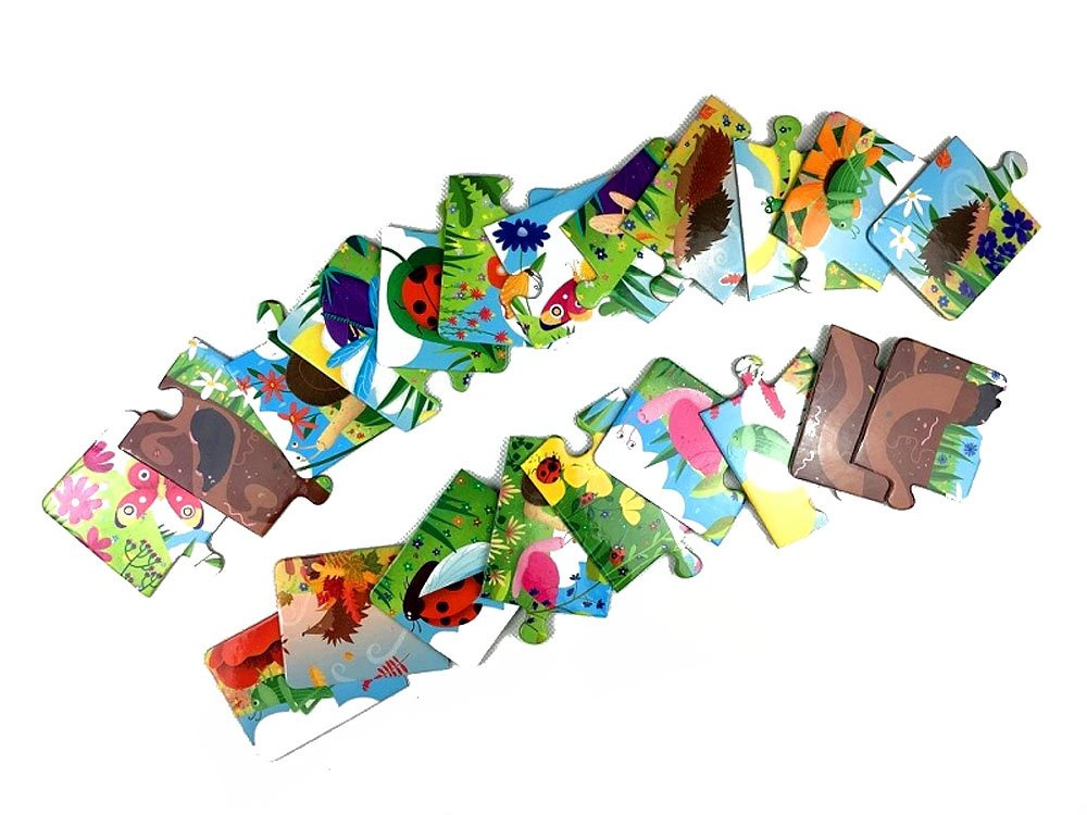 Kapitán Veda Puzzle pre batoľatá Na lúke KS0313 – Obrázok 2