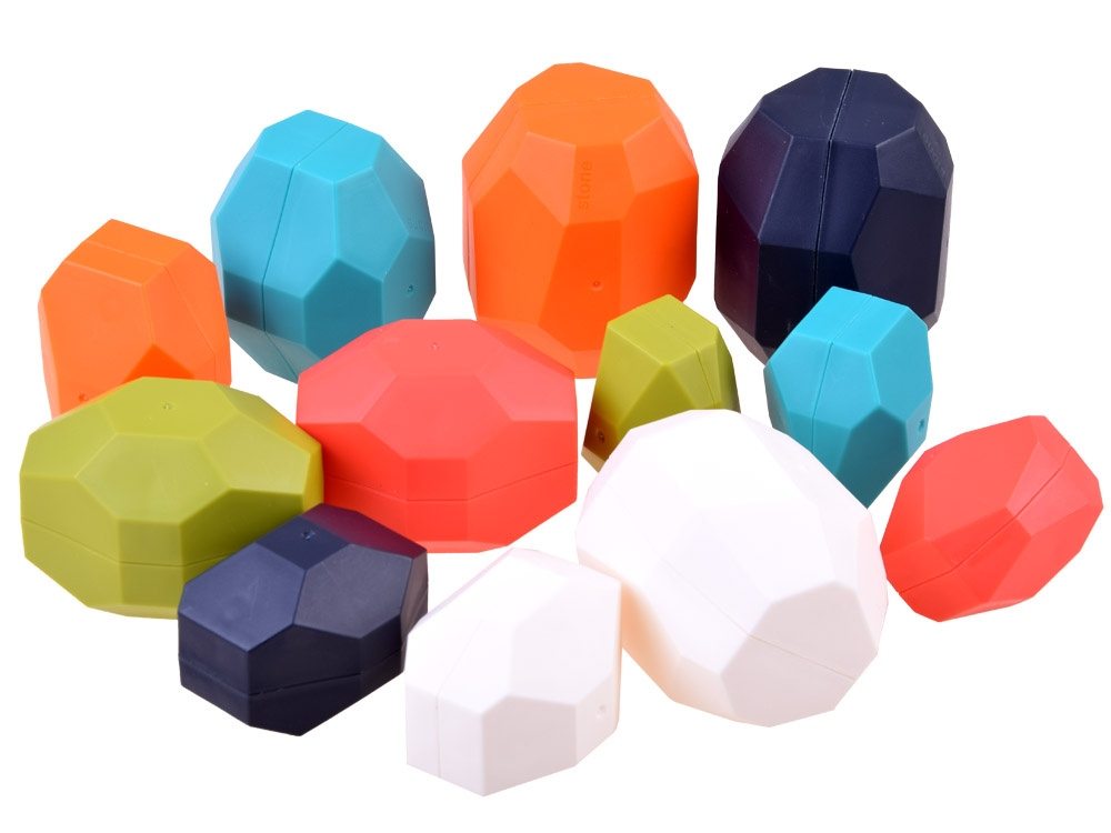 KAMENE bloky puzzle vyváženie pyramída ZA3990 – Obrázok 2