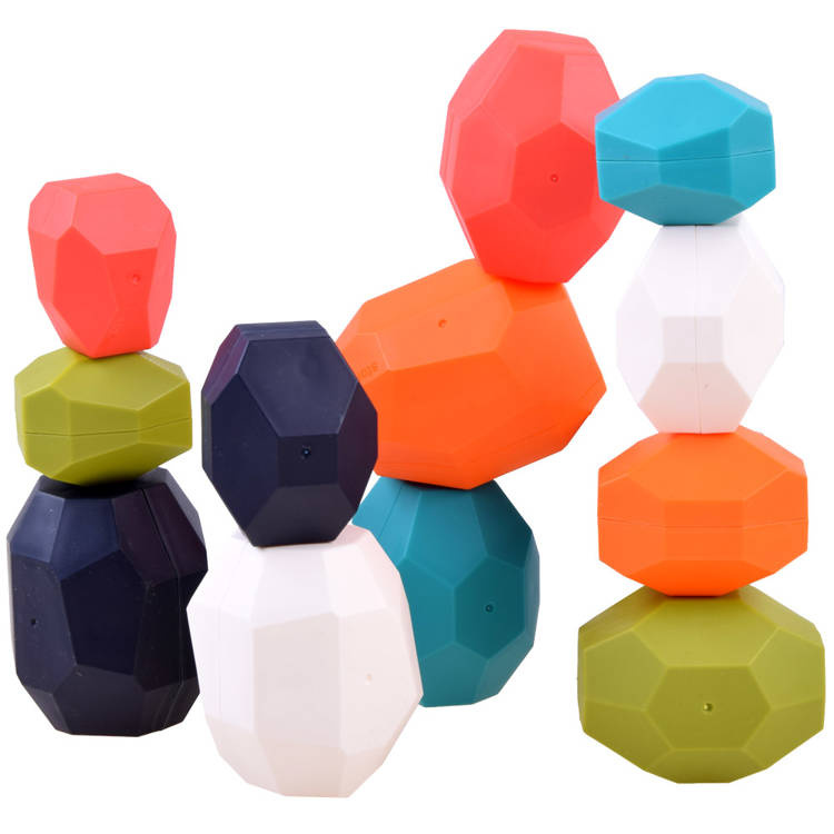 KAMENE bloky puzzle vyváženie pyramída ZA3990
