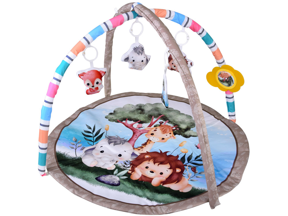 Farebná vzdelávacia podložka so zvieratkami, mäkká a bezpečná – Obrázok 8