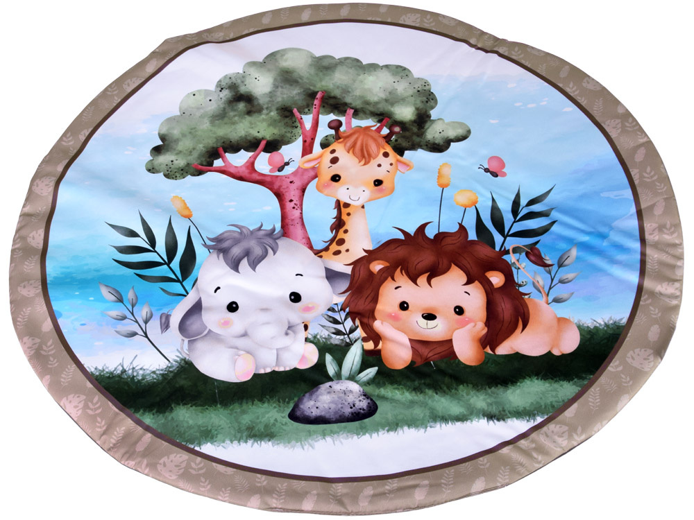 Farebná vzdelávacia podložka so zvieratkami, mäkká a bezpečná – Obrázok 7