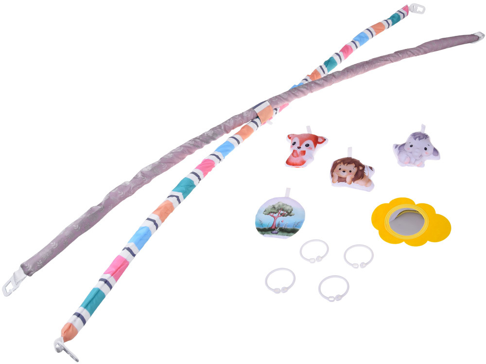 Farebná vzdelávacia podložka so zvieratkami, mäkká a bezpečná – Obrázok 6