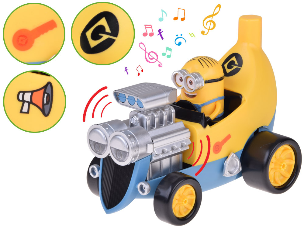 Mimoň v banánovom aute – svetlá, zvuky a vibrácie – Obrázok 4