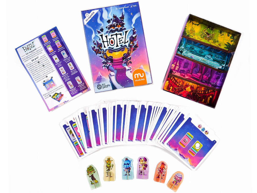 Hotelová hra Muduko: 60 hádaniek - kartová a podlahová hra GR0738 – Obrázok 2