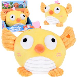 Plyšová interaktívna vtáčia loptička KURA Records prehráva melódie a vibruje