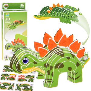 3D puzzle Kartónový model – Stegosaurus dinosaurus