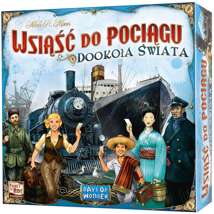 Hra Rebel Ticket to Ride Around the World - obojstranná hracia doska GR0750