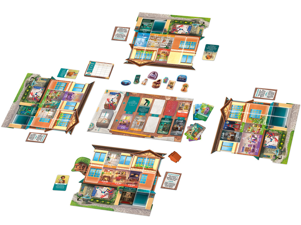 Spoločenská hra Rebel Family HOUSE o interiérovom dizajne so srdcom a fantáziou GR0783 – Obrázok 3