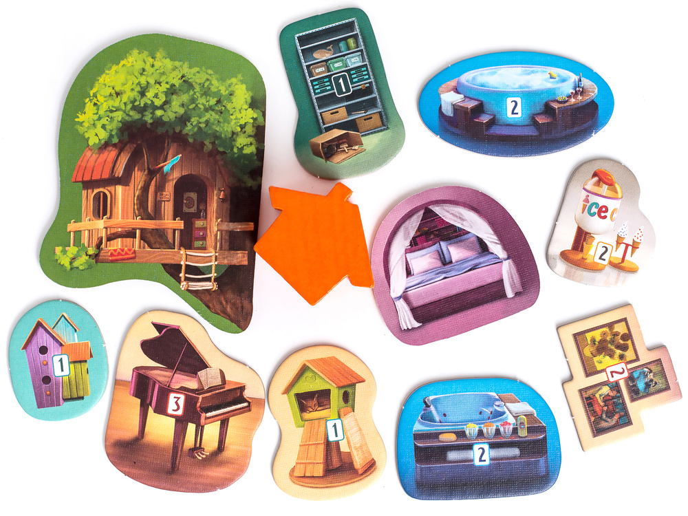 Spoločenská hra Rebel Family HOUSE o interiérovom dizajne so srdcom a fantáziou GR0783 – Obrázok 3