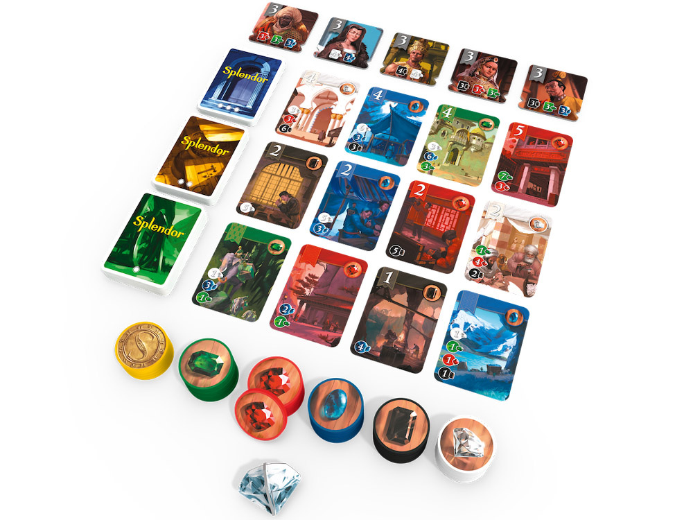 Strategická hra Rebel Splendor - Zbierajte drahokamy a rozširujte svoj vplyv! GR0746 – Obrázok 2