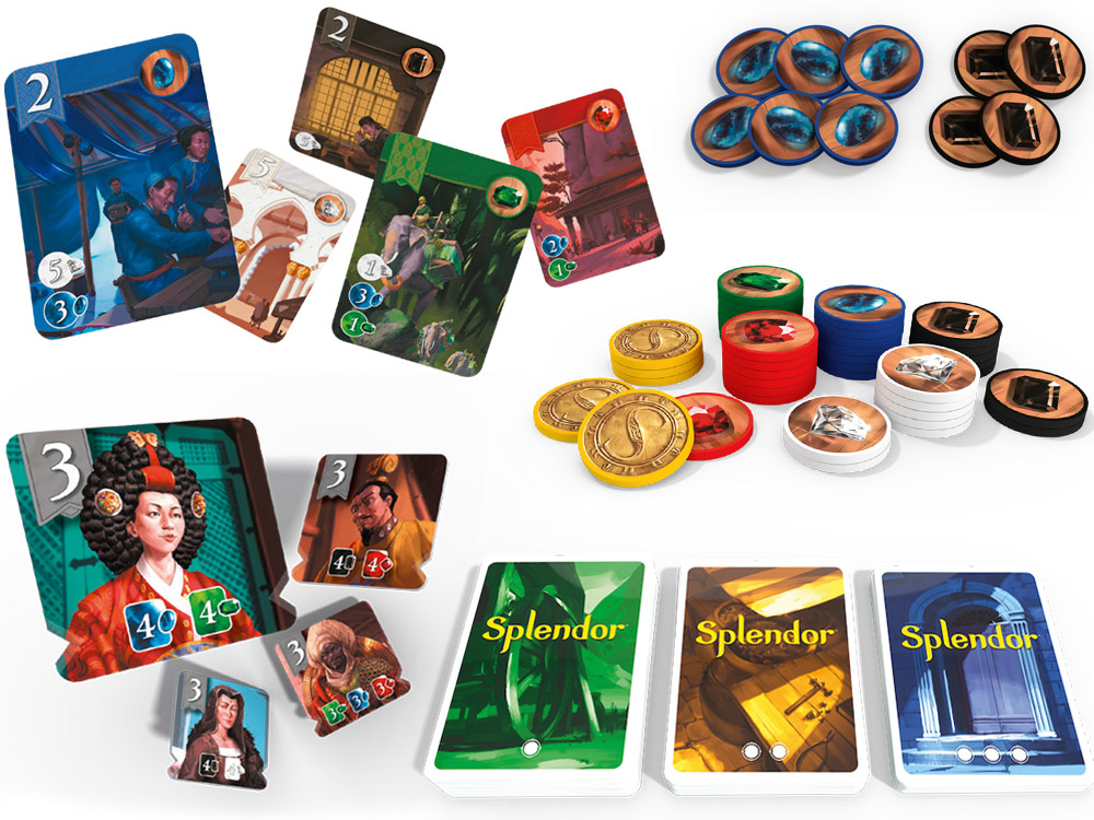 Strategická hra Rebel Splendor - Zbierajte drahokamy a rozširujte svoj vplyv! GR0746 – Obrázok 3