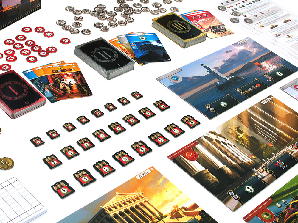 Strategická kartová hra Rebel 7 Wonders (2020) GR0747 – Obrázok 3