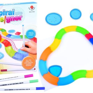 Sada na kreslenie spirografov CREATIVE Spirals Drawing Aid
