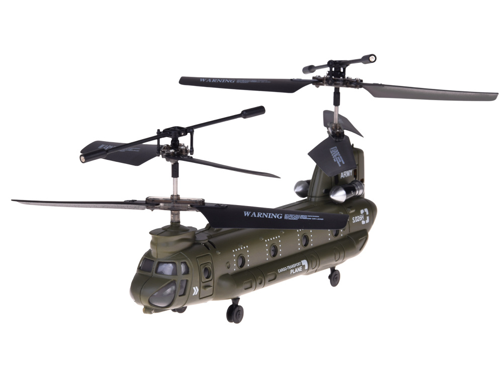Diaľkovo ovládaný vrtuľník Syma S026H Chinook s gyroskopickou stabilizáciou RC0714 – Obrázok 5
