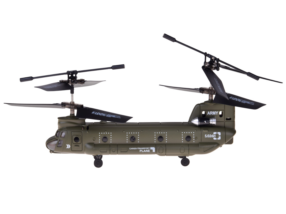 Diaľkovo ovládaný vrtuľník Syma S026H Chinook s gyroskopickou stabilizáciou RC0714 – Obrázok 6