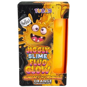 Tuban Jiggly Slime Fluo svieti oranžovo, svieti v tme 430g