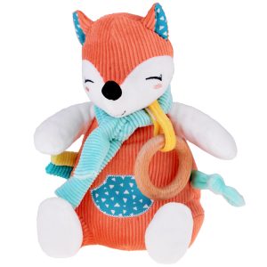 Prívesok do kočíka Cute Fox + hrkálka pre bábätká