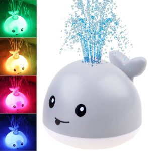 Svetlá do kúpeľa s hračkami veľryba ZA3880