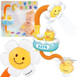 Hračka do sprchy na kúpanie pre deti, roztomilý kvietok a kačička ZA5928