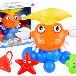 Hračka do kúpeľa Farebný krab s fontánou ZA3698