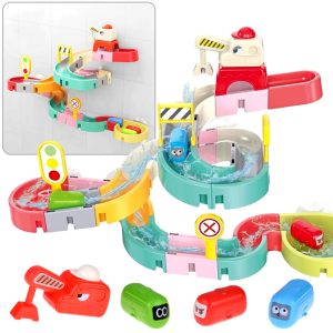 Hračka do vane s šmykľavkou pre vodné autíčka 37 ks ZA5926