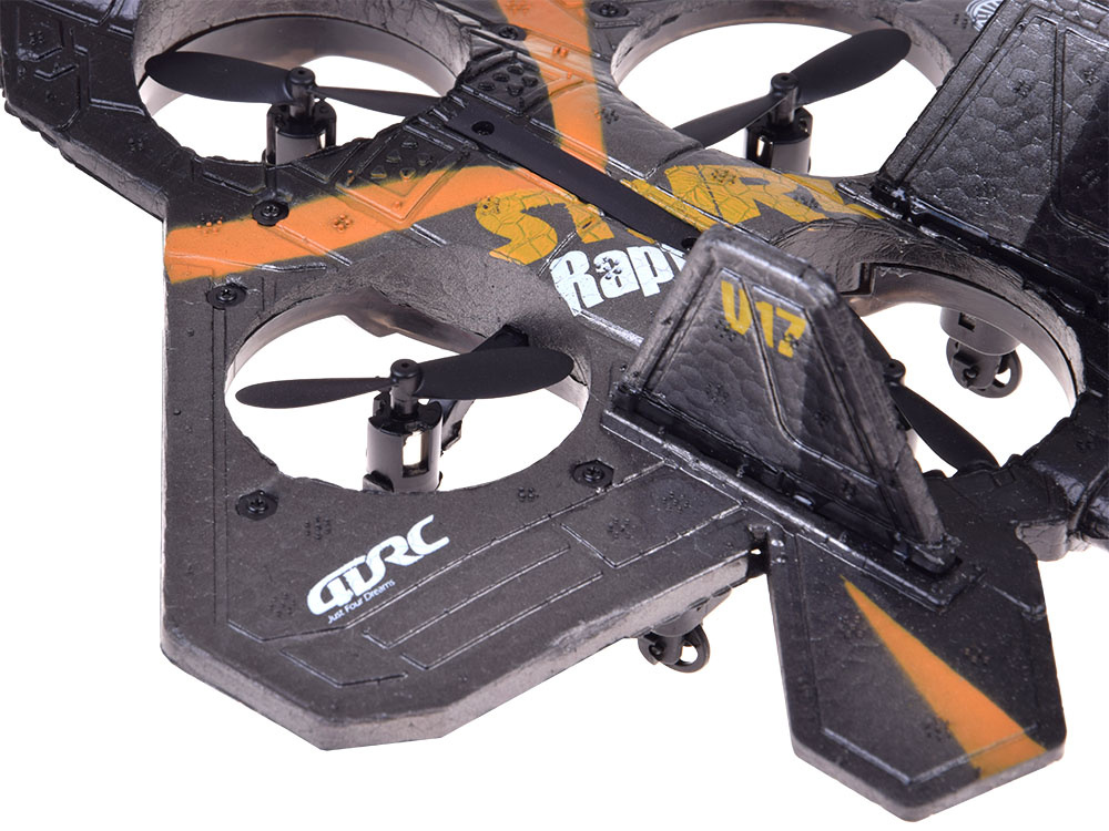 Diaľkovo ovládaný stíhací dron Raptor svietiacich kvadrokoptér RC0726 SR – Obrázok 7
