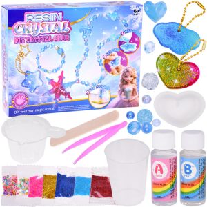 Kreatívna sada - vytvorte si vlastné krištáľové ozdoby (prívesky, kľúčenky)