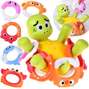 Interaktívna hračka do kúpeľa Korytnačka s fontánou ZA5819