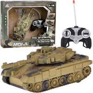 RC tank s diaľkovým ovládaním, otočnou vežou, svetlami, realistickými zvukmi RC0728