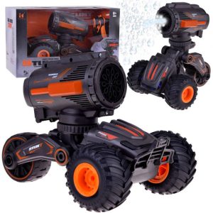 Kaskadérske auto na diaľkové ovládanie fúka mydlové bubliny Objavte kúzlo zábavy RC0631