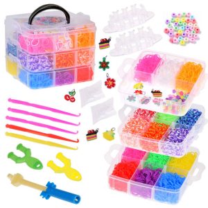 Sada korálok Magic Erasers na výrobu náramkov 4500 ks ZA5299