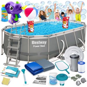 Záhradný bazén s rámom 427 x 250 x 100 cm 18 v 1 Bestway 56620