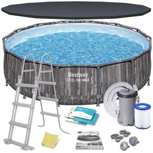 Záhradný bazén s rámom 427 x 107 cm 11-v-1 Bestway 5614Z