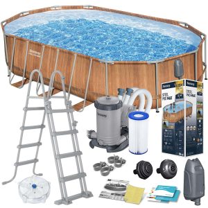 Záhradný bazén s rámom 610 x 366 x 122 cm 13-v-1 Bestway 56719N