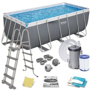 Záhradný bazén s rámom 412 x 201 x 122 cm 11 v 1 Bestway 56456N