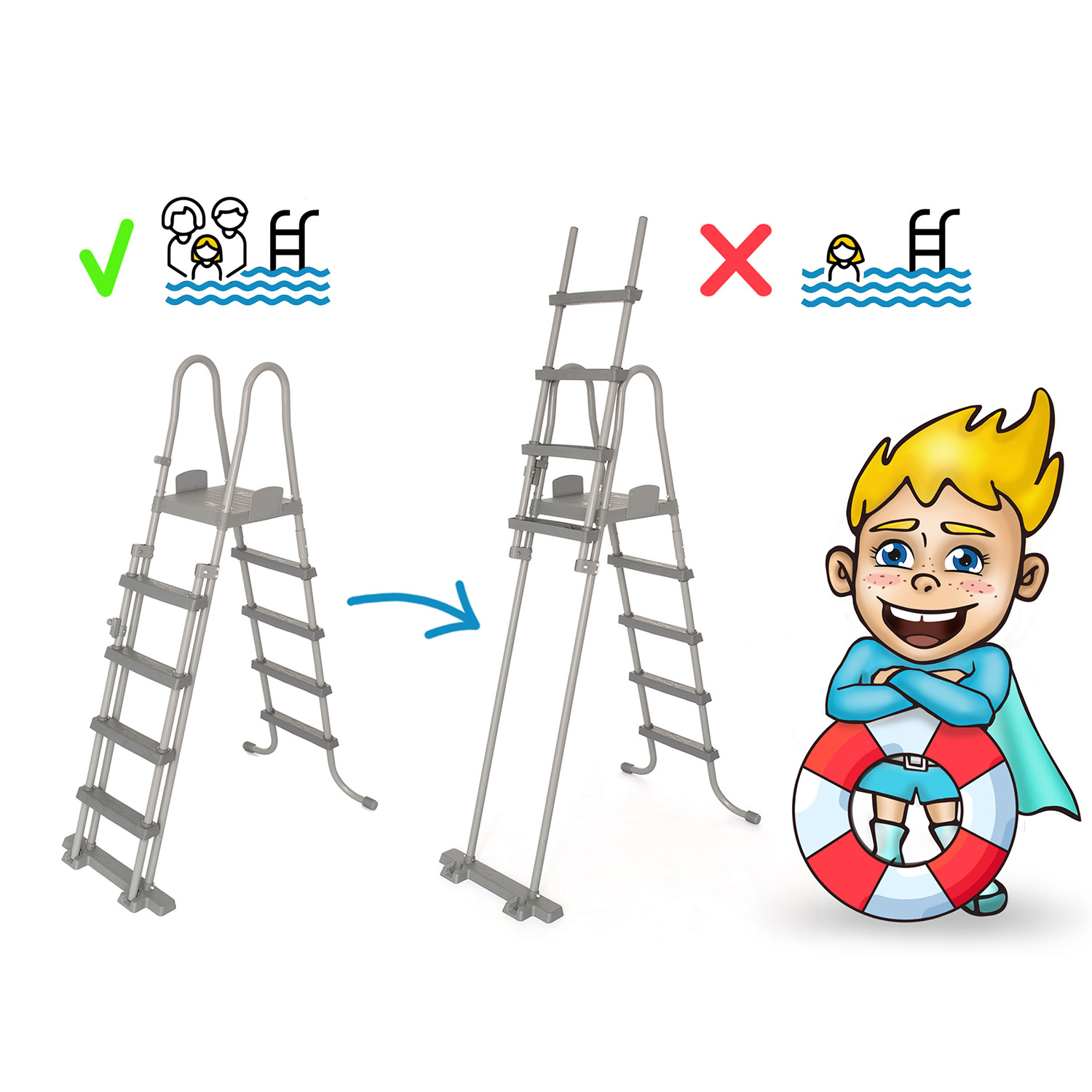 Záhradný bazén s rámom 412 x 201 x 122 cm 11 v 1 Bestway 56456N – Obrázok 2