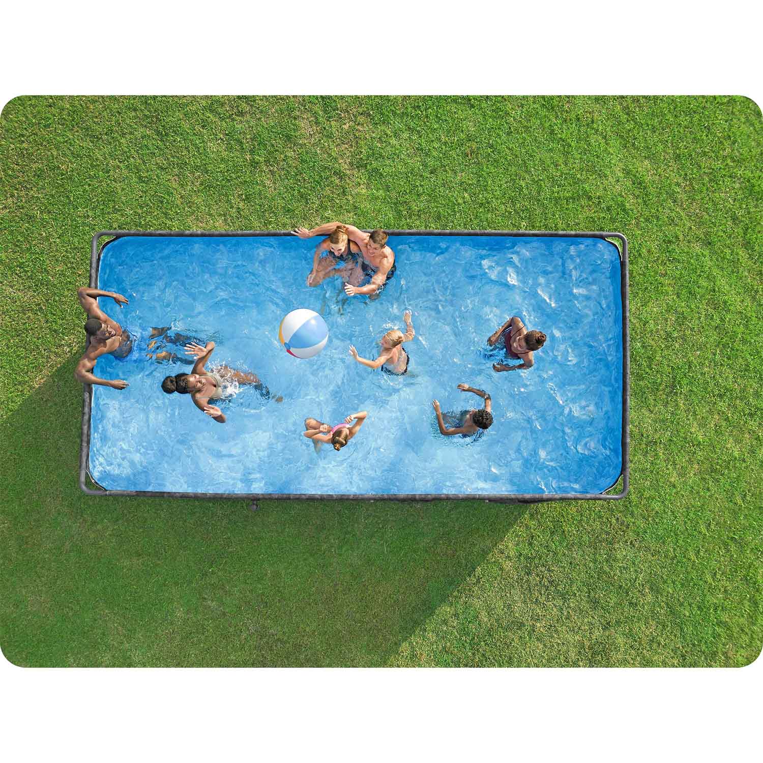 Záhradný bazén s rámom 549 x 274 x 132 cm 11 v 1 Bestway 561KA – Obrázok 5