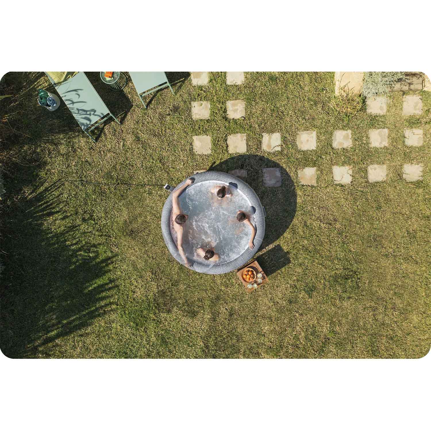 Nafukovacia vírivka Lay-Z Bali Grey pre 6 osôb Bestway 6001N – Obrázok 12
