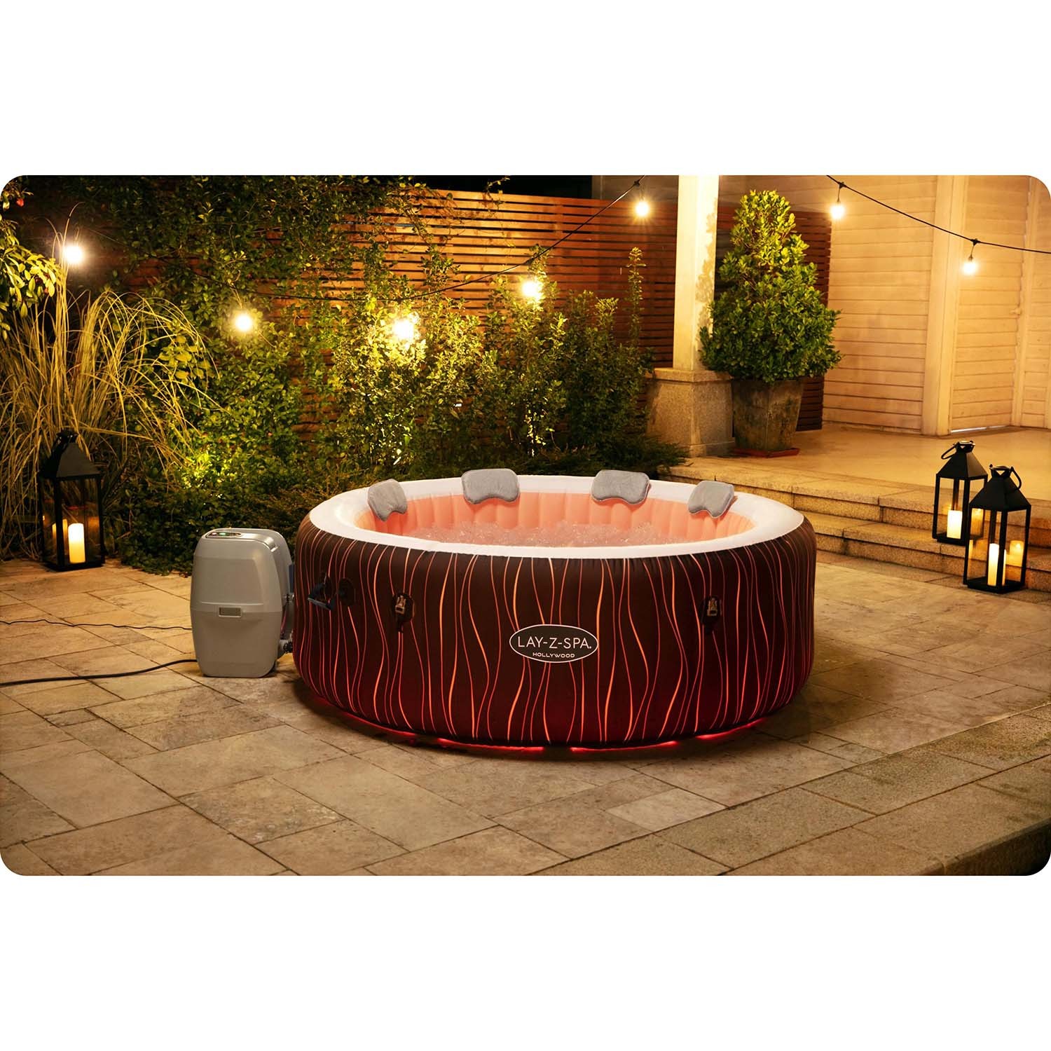 Nafukovacia vírivka Lay-Z Hollywood pre 6 osôb Bestway 60059 – Obrázok 11