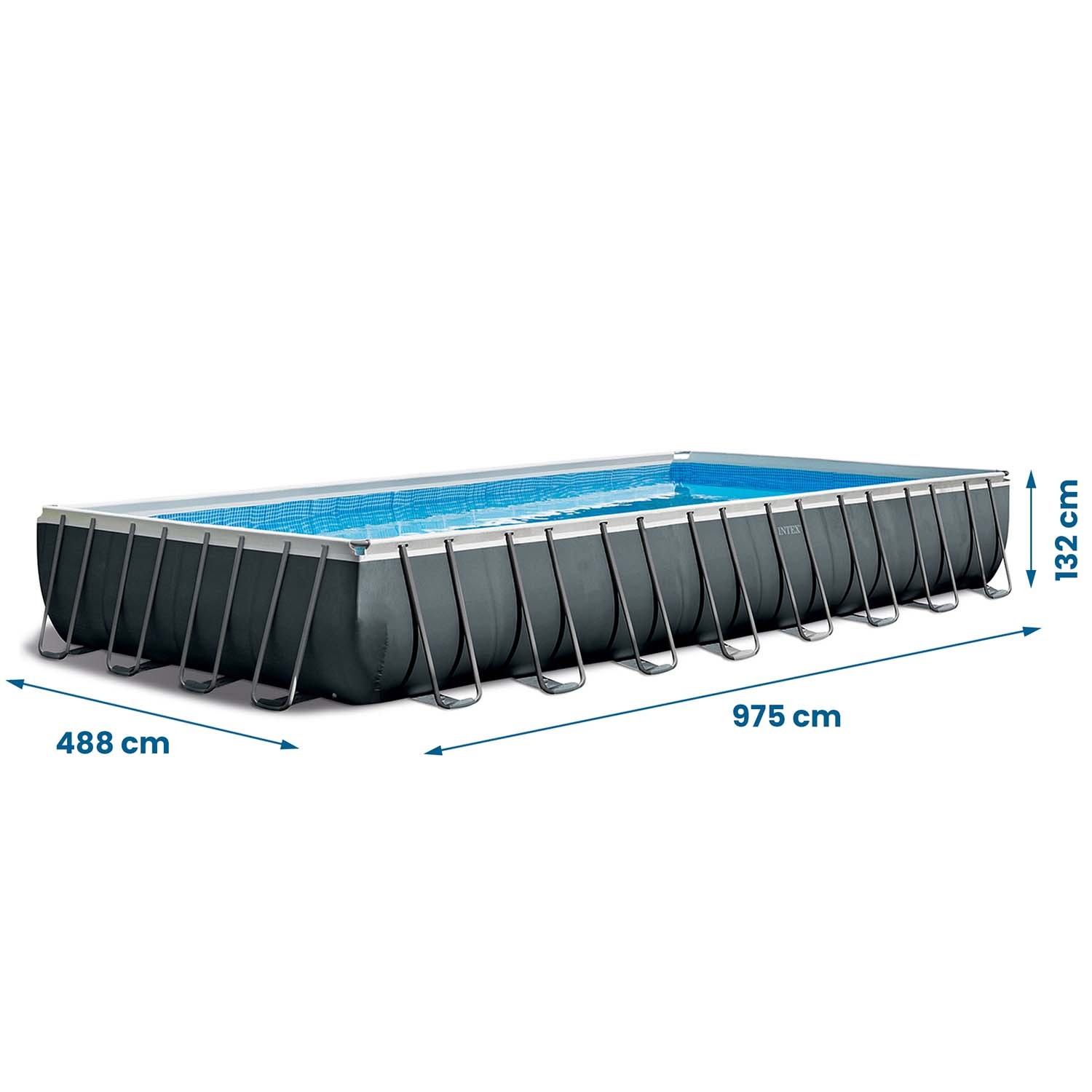 Záhradný bazén s rámom 975 x 488 x 132 cm 15 v 1 INTEX 26378 – Obrázok 2