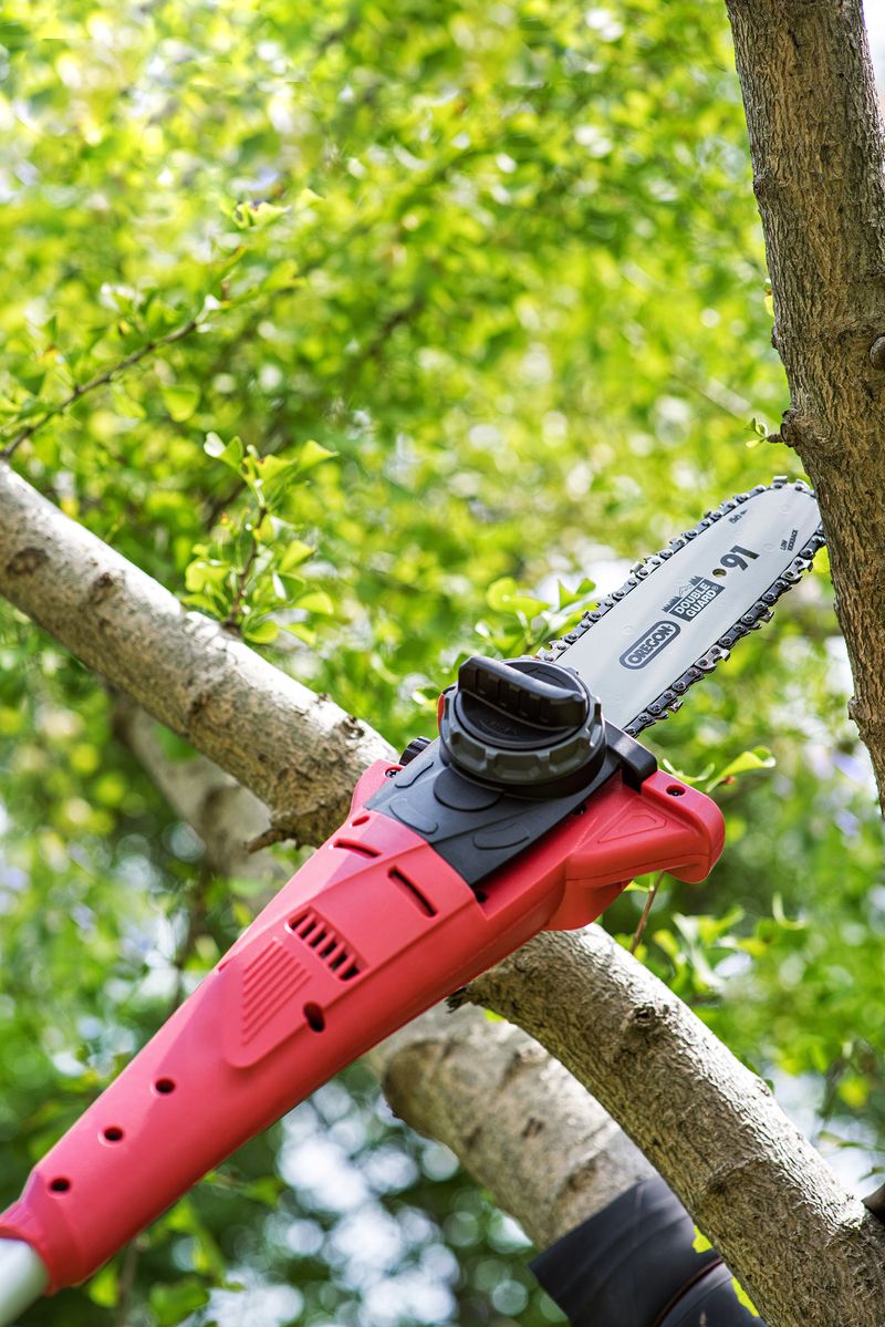 Píla Worcraft CPS-S20Li ShareSYS, 20V Li-Ion, vyvetvovacia, lišta 8" OREGON, teleskopická 188-270 cm, SET 1x 2.0 Ah akumulátor, 1x nabíjačka – Obrázok 3