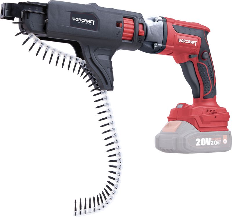 Skrutkovač Worcraft CDIS-S20LiB ShareSYS, na sadrokartón, 20V, Li-ion, bezuhlíkový – Obrázok 3
