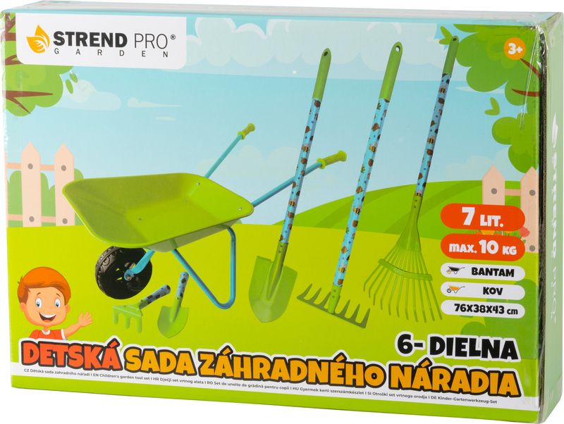 Sada náradia Strend Pro, záhradnícka, detská, 6-dielna – Obrázok 2