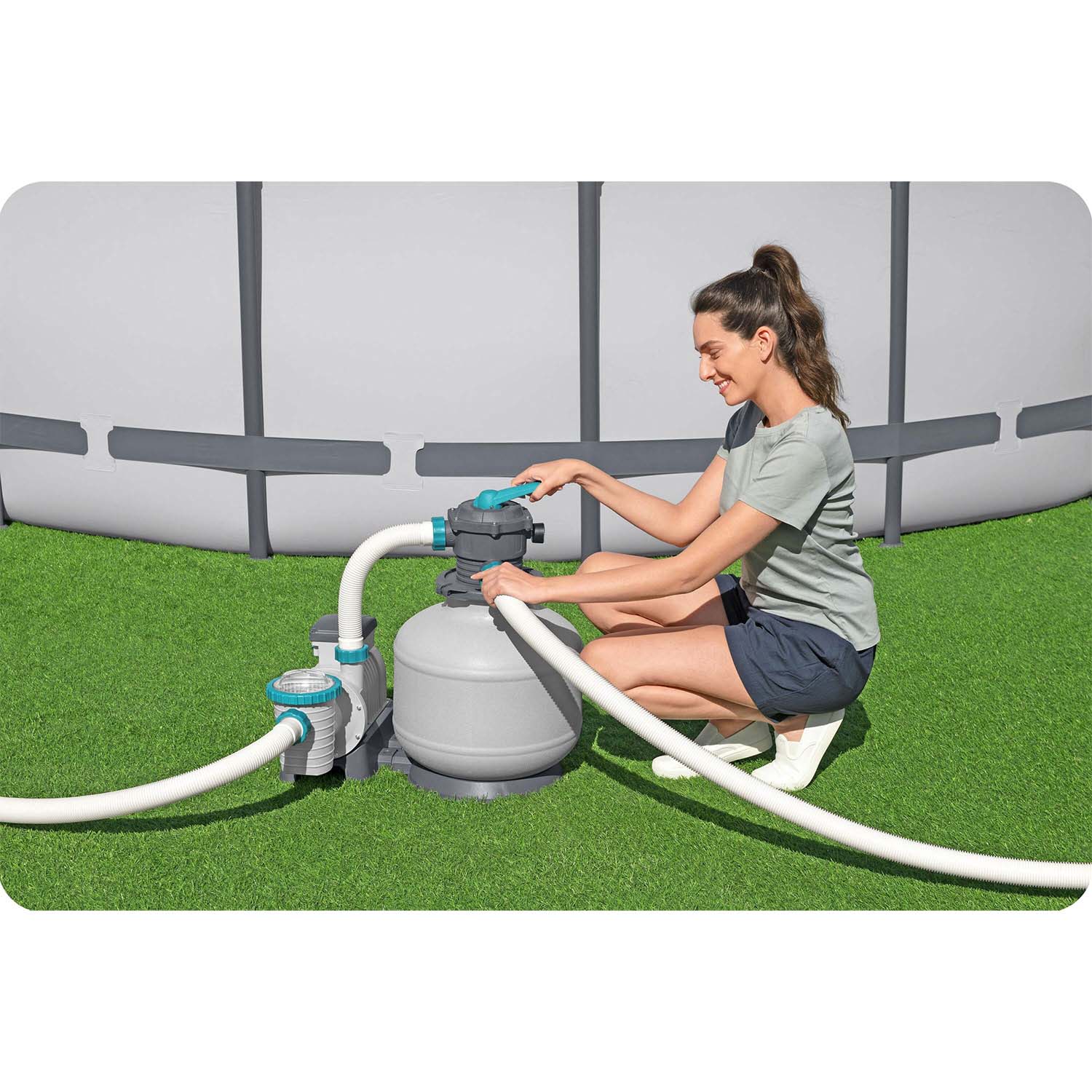 Bestway 58497 Bazénové čerpadlo na piesok s výkonom 6056 l/h – Obrázok 2