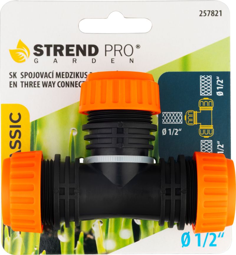 Spojka Strend Pro, s tromi výstupmi, 1/2" – Obrázok 3