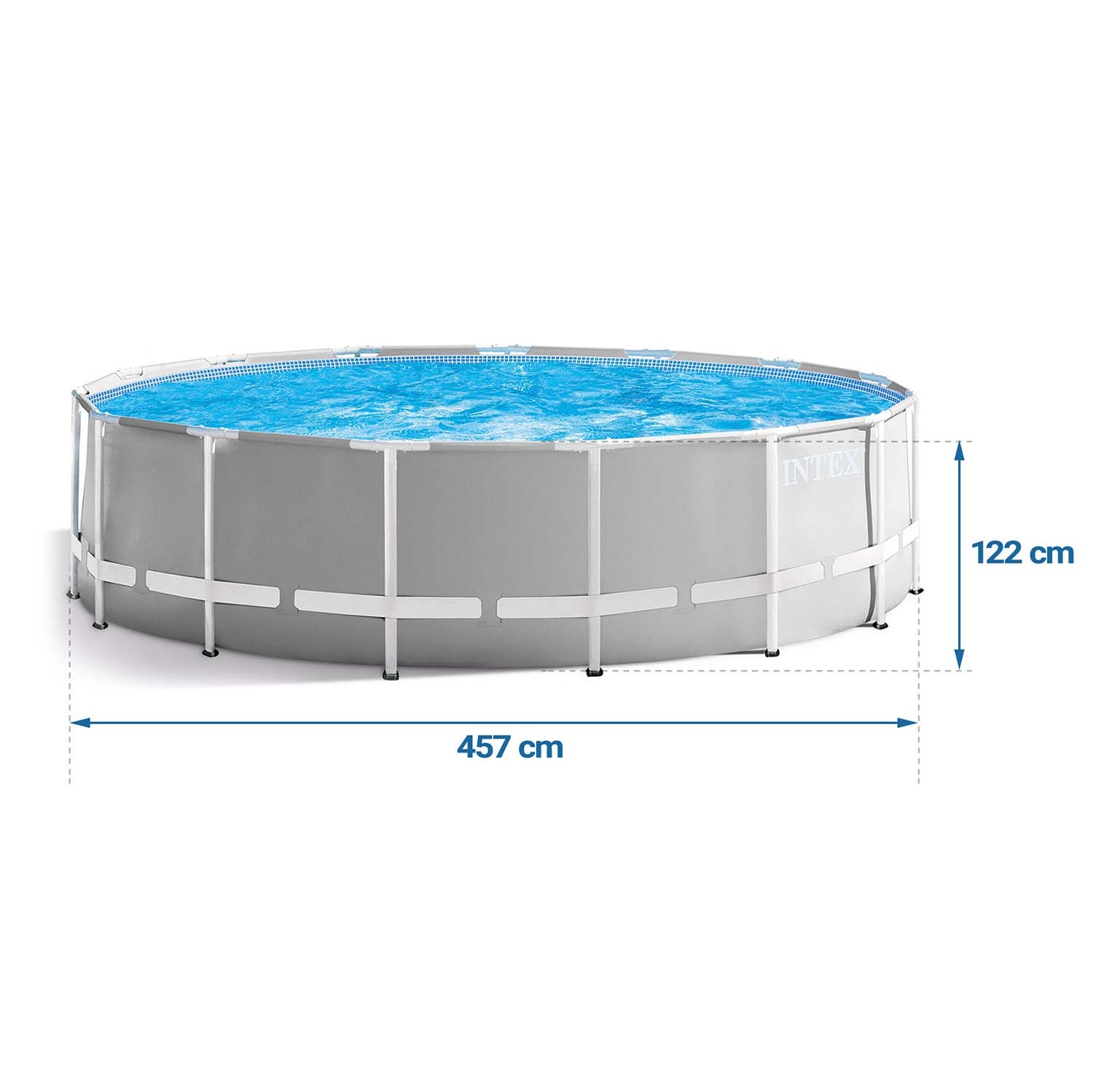 Záhradný bazén s rámom 457x122 6-v-1 sada INTEX 26726 – Obrázok 2