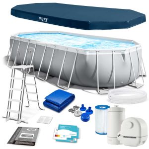 Záhradný bazén s rámom 610 x 305 cm 12-v-1 sada INTEX 26798