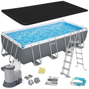 Záhradný bazén s rámom 549 x 274 x 122 cm 12 v 1 Bestway 56465
