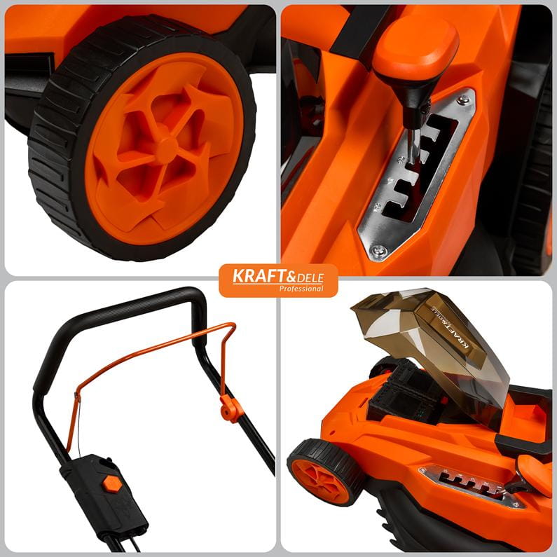 BATÉRIOVÁ KOSAČKA NA TRÁVU 50L 38CM 40V KD5411 – Obrázok 7