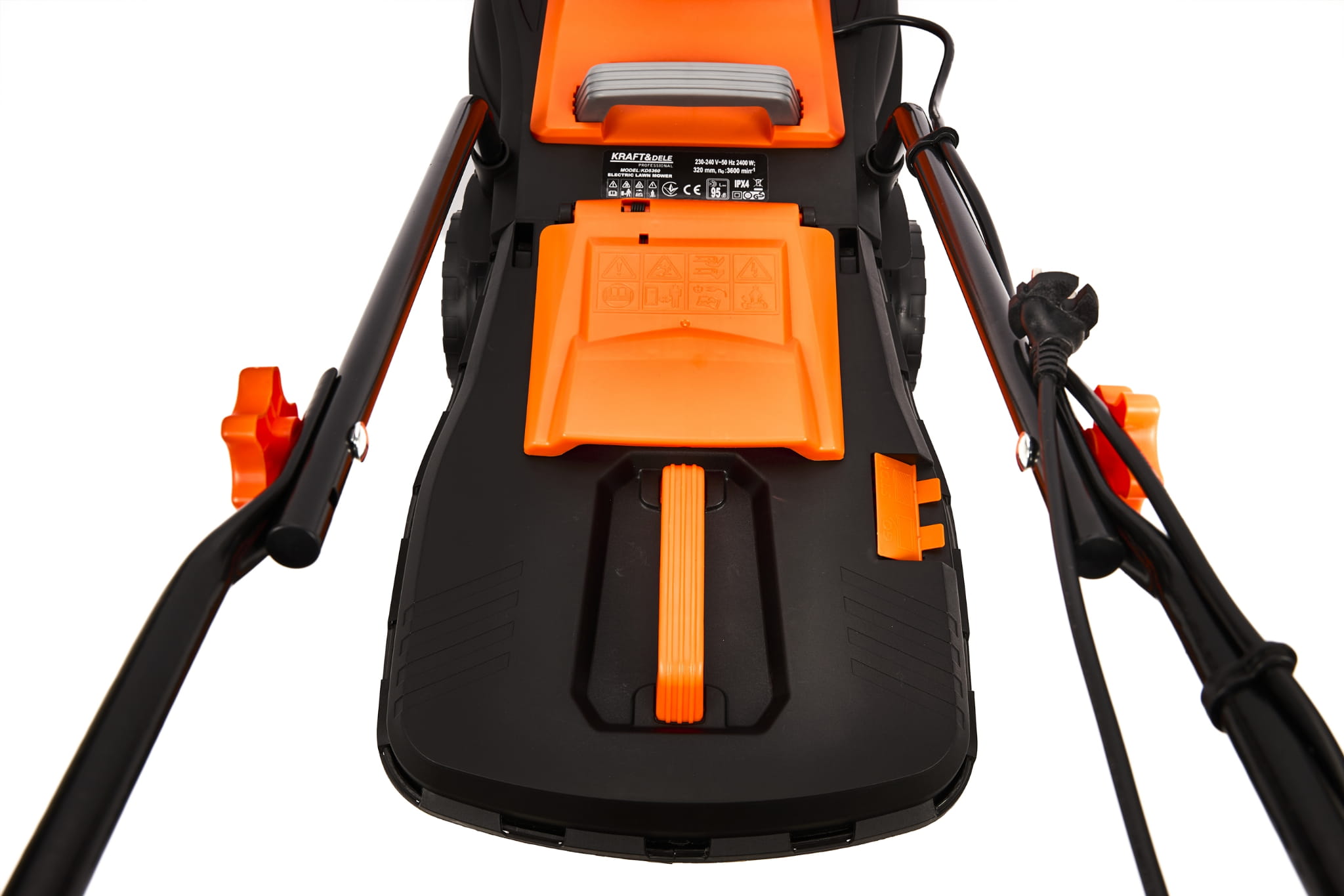 Elektrická kosačka na trávu 2400W 20/40/60mm 25L KD5360 – Obrázok 13
